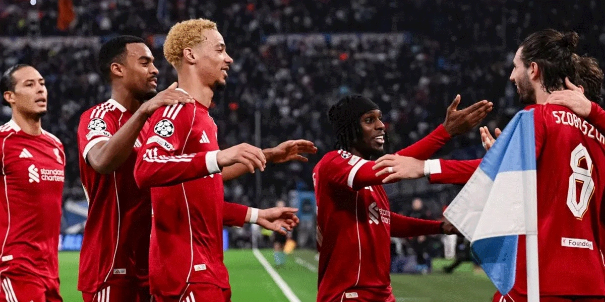 Liverpool Permalukan Marseille di Velodrome Lewat Tiga Gol